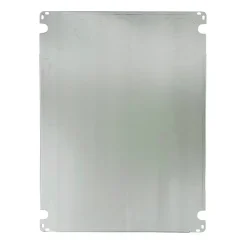 Abs504024 Ide Coffret Abs étanche Ip54 500x400x240 Porte Opaque - Avec Plaque De Montage