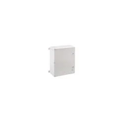 Abs504018 Ide Coffret Abs étanche Ip54 500x400x180 Porte Opaque - Avec Plaque De Montage