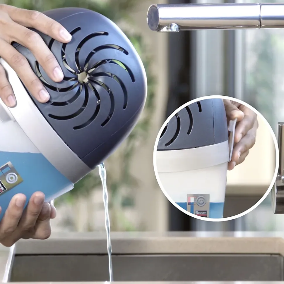 Absorbeur d'humidité aéro 360° 20m²+ 6 recharges Rubson