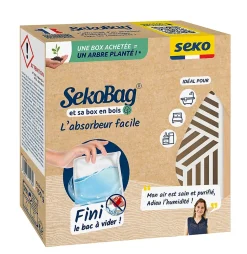 Absorbeur d'humidité avec 1 sachet absorbeur Seko Seko Bag pour surface de 15 m²