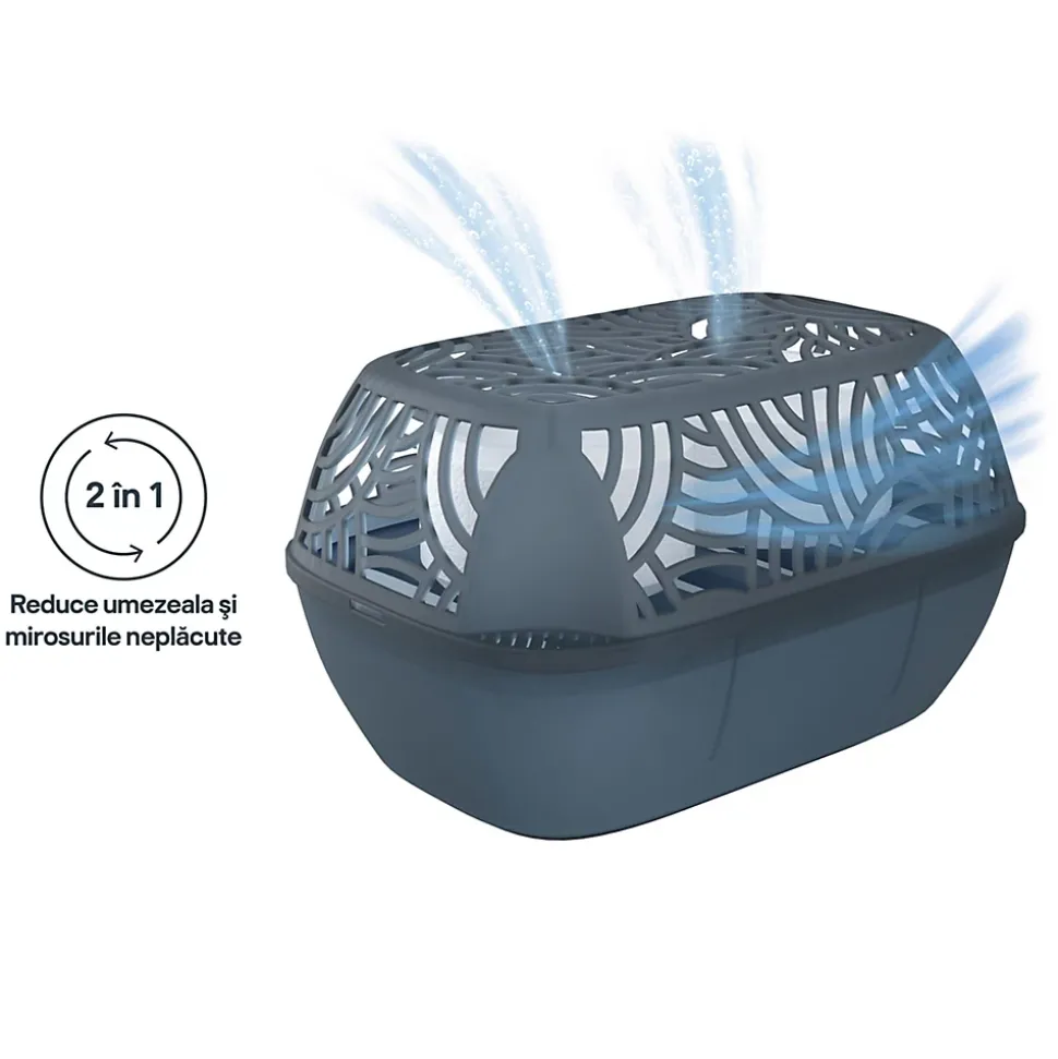Absorbeur d'humidité GoodHome 40m² + 2 recharges galet 450g