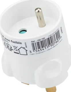 Adaptateur France - Royaume Uni Blanc - Zenitech