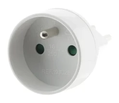Adaptateur prise voyage France/UE vers Suisse - Zenitech