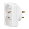 Adaptateur 2P+T 2 fiches 16 A vers socle 20 A Legrand