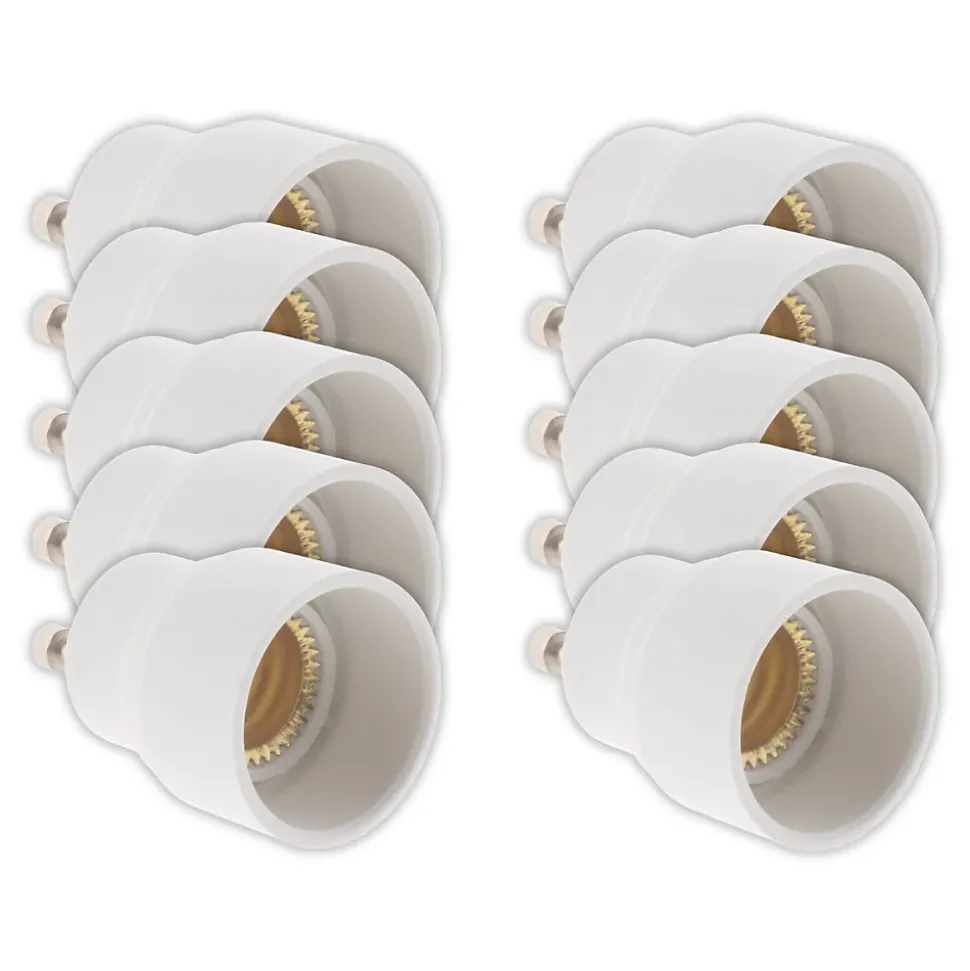 10 Adaptateurs de douille GU40 vers E14 à baïonnette - Zenitech
