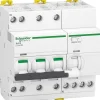 A9de3716 Disjoncteur Différentiel Triphasé 3p+n 16a - 30ma - 6ka - Type Ac Courbe C - Schneider Icv40n