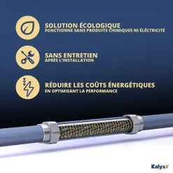 Adoucisseur d'eau Anticalcaire Antibacterien innovant IPS Kalyxx Active G1/2