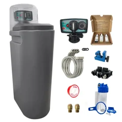 Adoucisseur Eau 20L Fleck 5600 MV Mécanique Volumétrique Complet Avec Accessoires Fabriqué En France