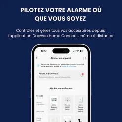Alarme maison sans fil avec écran tactile 7'' AM351 livrée avec 2 caméras Full HD et 12 accessoires - Sans abonnement