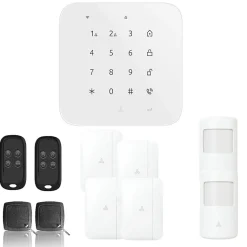 Alarme maison wifi et gsm 4g sans fil connectée casa- kit 5