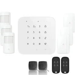 Alarme maison wifi et gsm 4g sans fil connectée casa- kit 3