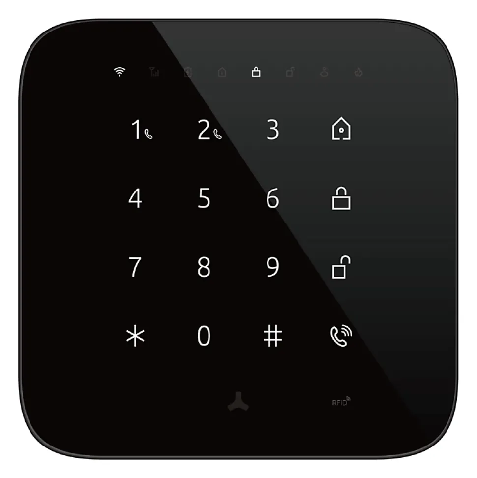 Alarme maison wifi et gsm 4G sans fil connectée Casa Noire - kit 6