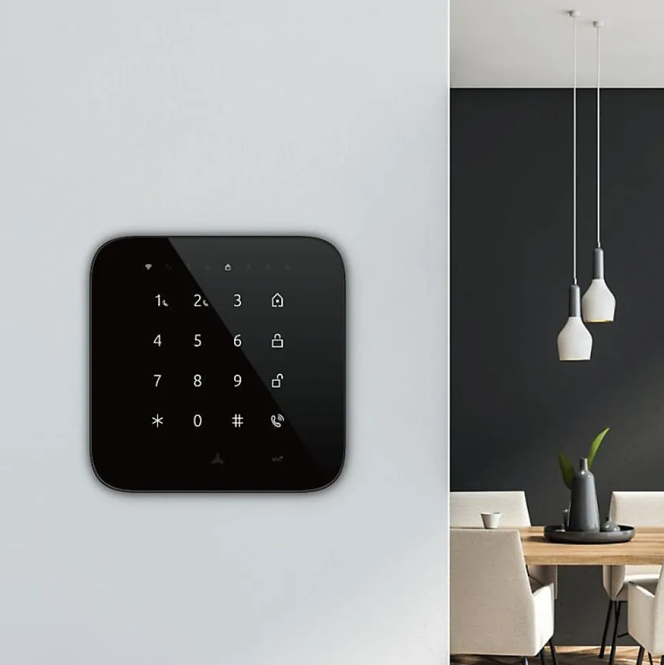 Alarme maison wifi et gsm 4G sans fil connectée Casa Noire - kit 6