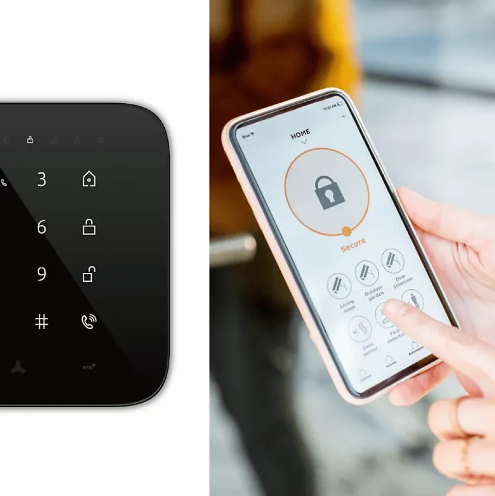 Alarme maison wifi et gsm 4G sans fil connectée Casa Noire - kit 3