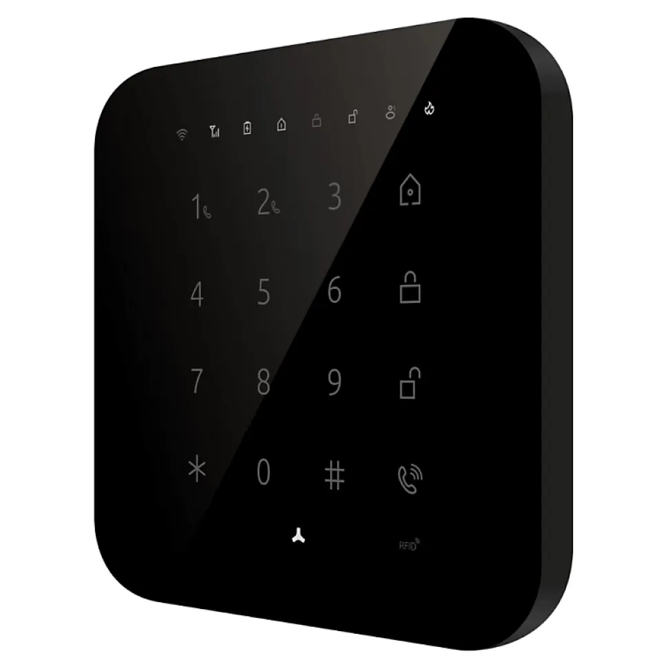 Alarme maison wifi et gsm 4G sans fil connectée Casa Noire avec 2 caméras double objectif - kit 1