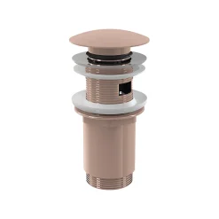 Alca Bonde pour lavabo clic-clac 5/4 " Avec trop-plein, Rose Gold (A392-RG-P)