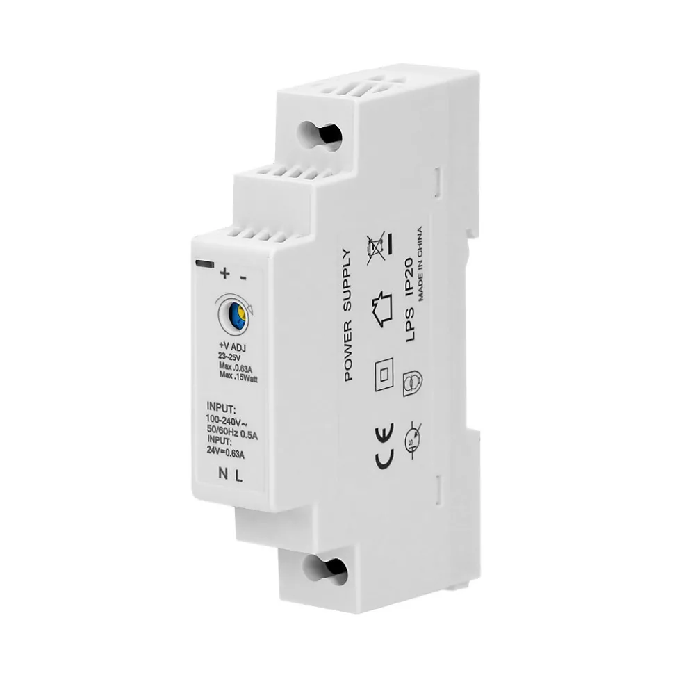 Alimentation Courant Continu 24v 1a 24w - 2 Modules - Transformateur 220v - 24v Cc