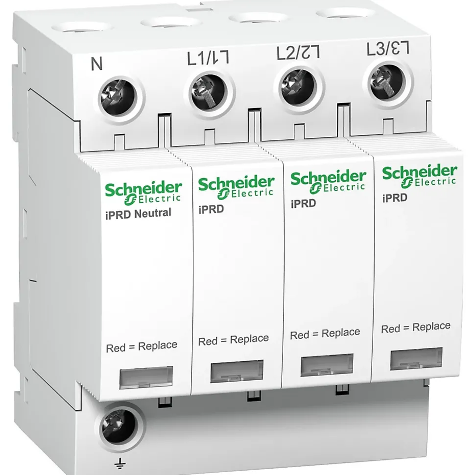 A9l40321 Schneider - Parafoudre Triphasé De Type 2 Iprd40r - 40ka - Report De Signalisation