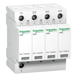 A9l40421 Schneider - Parafoudre Tétrapolaire De Type 2 Iprd40r - 40ka - Report De Signalisation