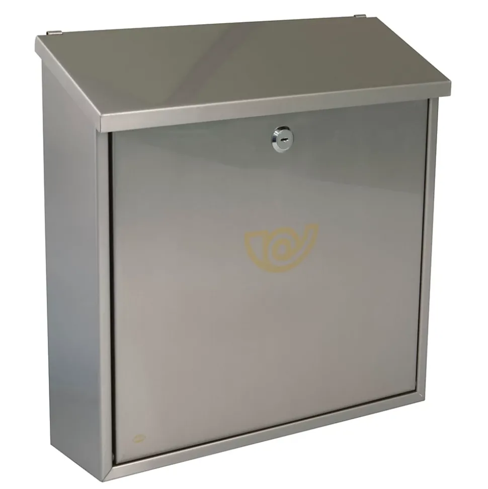AMIG - Boîte aux lettres 3 INOX - 370 x 360 x 100 mm - Acier inoxydable - Inoxydable