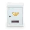 AMIG - Boîte aux lettres 2 MINI - 295 x 210 x 62 mm - Acier - Blanc