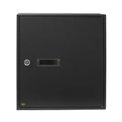 AMIG - Boîte aux lettres 6 - 400 x 360 x 100 mm - Acier - Noir