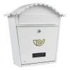 AMIG - Boîte aux lettres 1 - 370 x 360 x 105 mm - Acier - Blanc