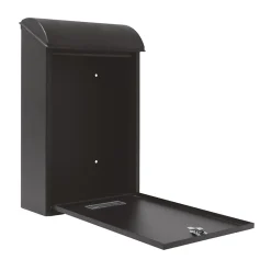 AMIG - Boîte aux lettres 2 - 400 x 250 x 100 mm - Acier - Noir