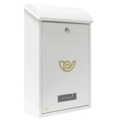 AMIG - Boîte aux lettres 2 - 400 x 250 x 100 mm - Acier - Blanc