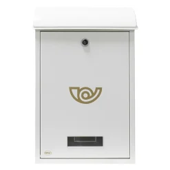 AMIG - Boîte aux lettres 2 - 400 x 250 x 100 mm - Acier - Blanc