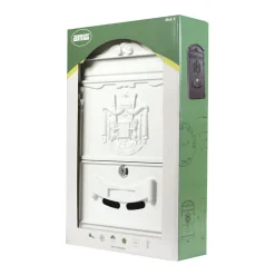 AMIG - Boîte aux lettres 4 - 400 x 240 x 80 mm - Aluminium - Blanc