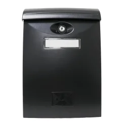 AMIG - Boîte aux lettres 7 - 345 x 240 x 105 mm - Plastique - Noir