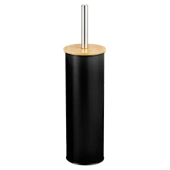 AMIG - Brosse toilette NATURLINE - 95 x 380 mm - Acier / Bambou - Noir