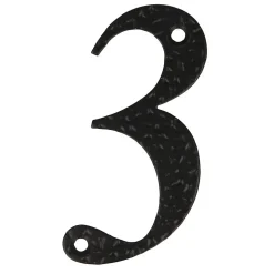 AMIG - Chiffres - 4'' - 100 mm - Acier - Noir