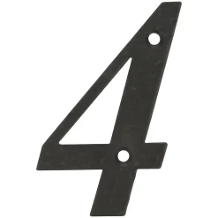 AMIG - Chiffres - 4'' - 100 mm - Acier - Noir