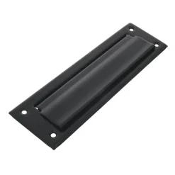 AMIG - Entrée de boîte aux lettres 1 - 254 x 78 mm - Acier - Noir