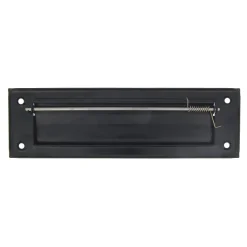 AMIG - Entrée de boîte aux lettres 1 - 254 x 78 mm - Acier - Noir