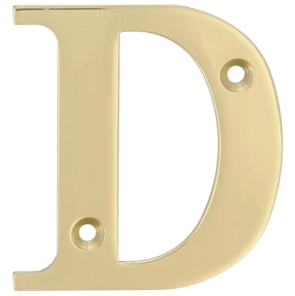 AMIG - Lettres laiton - 4'' - 100 mm - Laiton - Poli