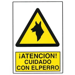 AMIG - Panneau de danger 10030 - 300 x 450 mm - Polyéthylène