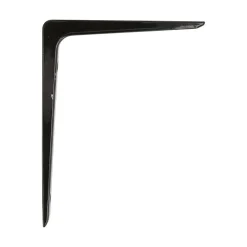 AMIG - Équerre 4 - 200 x 150 mm (8'' x 6'') - Aluminium - Noir