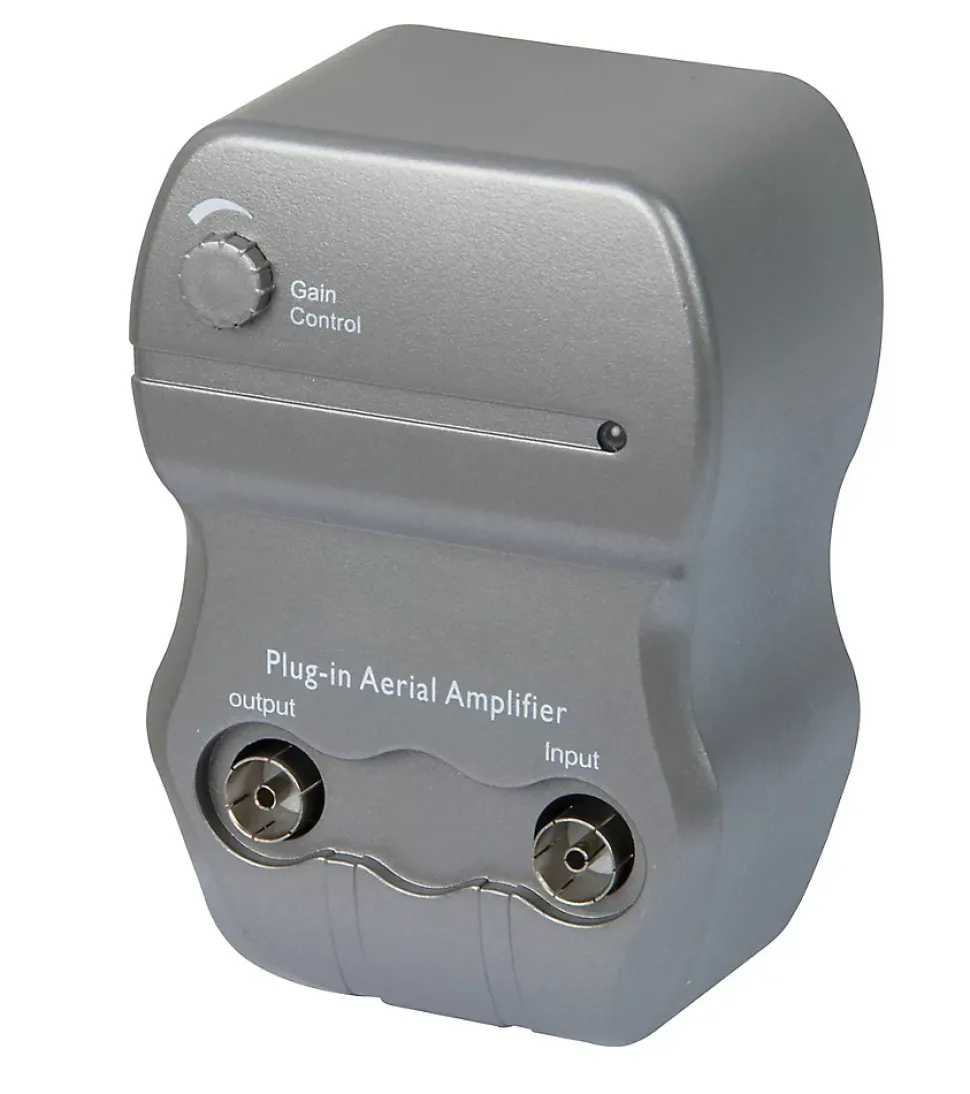 Amplificateur intérieur TV 4 sorties, UHF/VHF - Fiche F