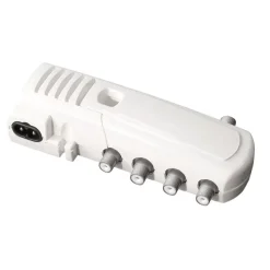 Amplificateur intérieur TV 4 sorties, UHF/VHF - Fiche F