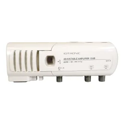 Amplificateur TV 22dB 2 TV 4G/5G, connexion F, gain réglable