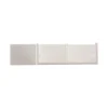 Angles plats moulure 30x10mm blanc lot de 4