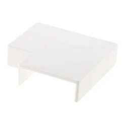 Angles plats moulure 30x10mm blanc lot de 4
