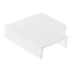 Angles plats moulure 30x10mm blanc lot de 4