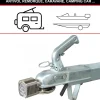 Antivol attelage remorque universel 377EURDAT Masterlock