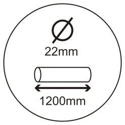 Antivol pour vélo à clé Smith & Locke 120x22mm