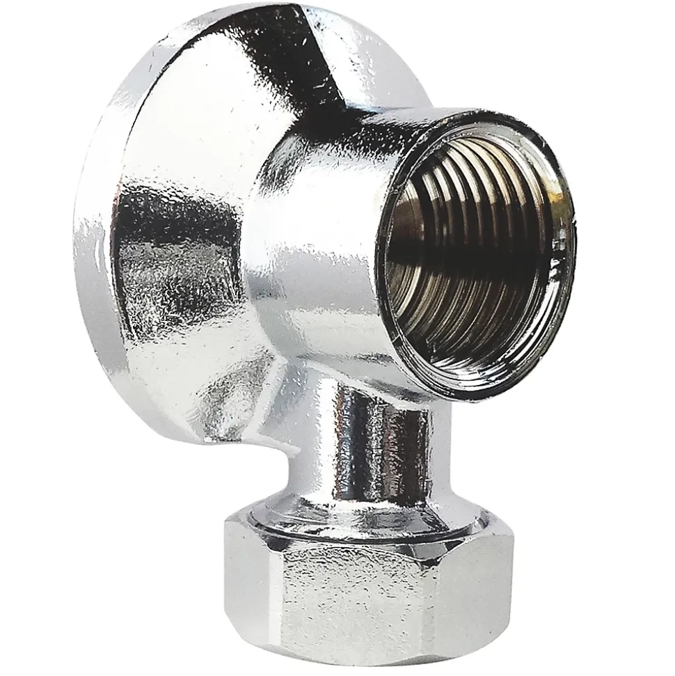 Applique murale simple pour fixation et alimentation de robinet de machine à laver, tube cuivre Ø12mm Sortie Femelle 1/2" Somatherm for you