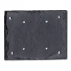 Ardoise en schiste pour support chiffre 15 x 18.5 cm